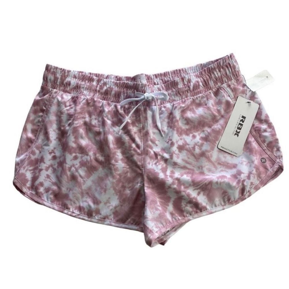 RBX Pink and White Athletic Shorts